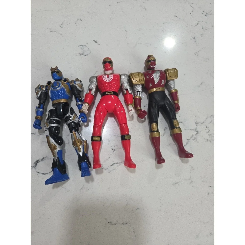 Power Rangers Ninja Storm Action Figure Lot Of 3